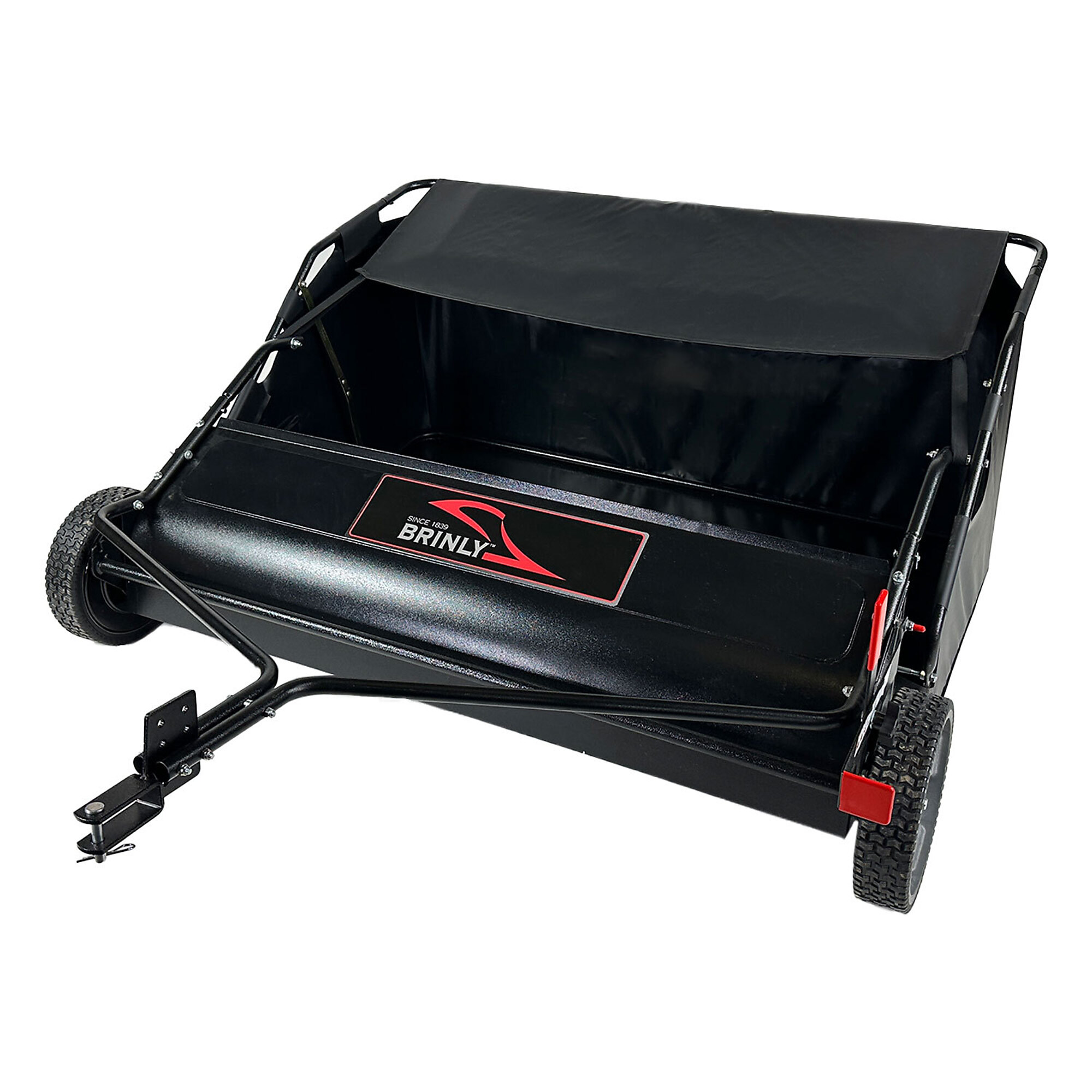 Brinly-Hardy 54in. Lawn Sweeper with Double-Helix Brushes, Model# LS2-54BH-G